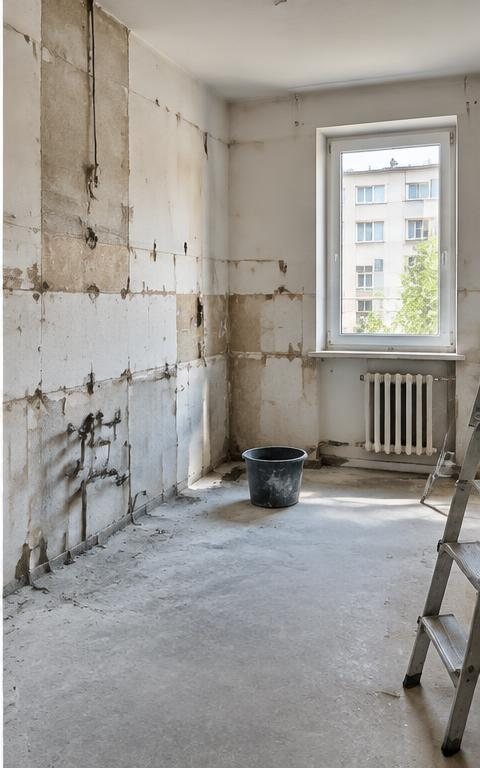 Realizacja usługi: Przygotowanie mieszkania do remontu – wywóz i demontaż