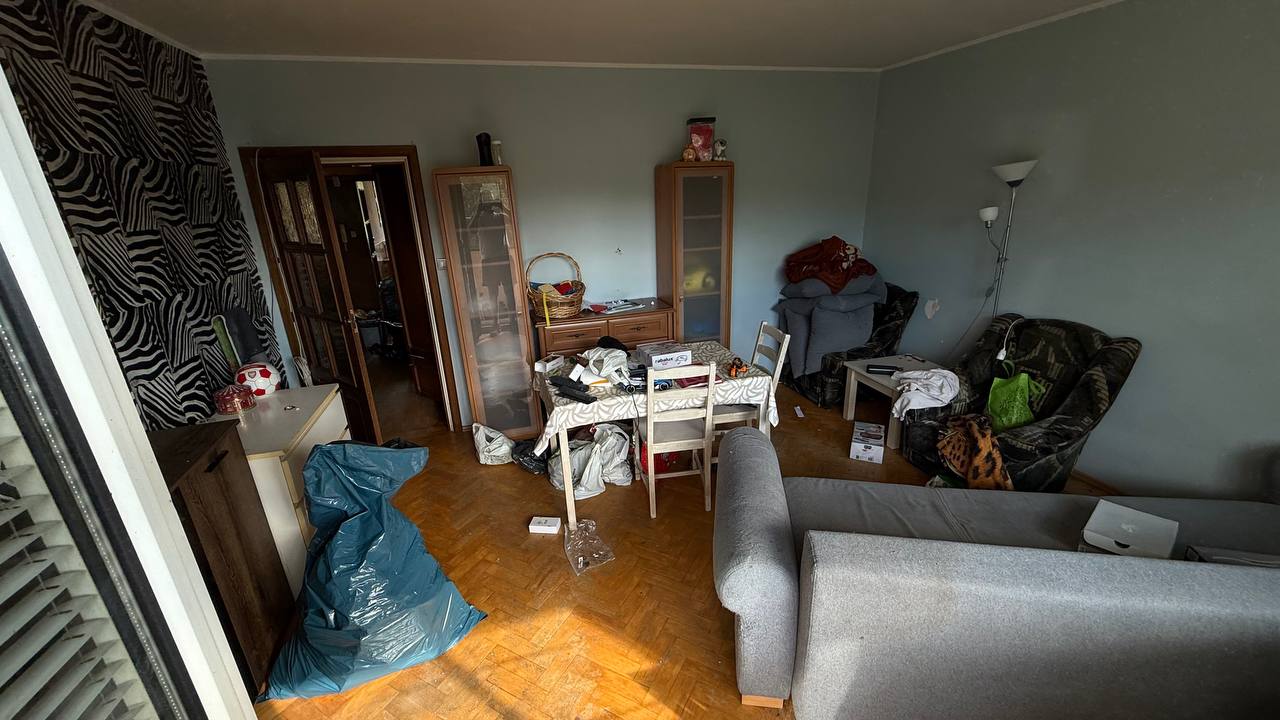Opróżnianie mieszkania — Gdańsk - przed